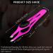 Professional Stainless Steel Slant Tip Eyebrow Tweezers Set | Non-Slip Grip for Ingrown Hair Removal | Yellow & Pink | 2 3xPcs Set - Buy Online on GoSupps.com