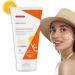 Vitamin C Sunscreen for Body and Face Body Sunscreen SPF 50 Face Moisturiser with Niacinamide Moisturizing Face Sunscreen Strong Protection Sunscreen Body Lotion Water + Sweat Resistan