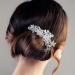 48 Pack Wedding Hair Comb with Faux Pearl and Crystal Accents - Bridal Hair Accessories for Bride, Bridesmaids, Prom - Silver Hair Clips and Pins - Buy Online on GoSupps.com