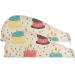 Super Absorbent Birthday Cakes Hair Towel 2 Pack - Quick Dry Hair Turbans for Women & Girls - Buy Online on GoSupps.com