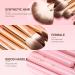 Shop Docolor 15-Piece Eye Makeup Brush Set - Pink Eyeshadow Eyeliner & Blending Brushes for Flawless Application | International Shipping Available - Buy Online on GoSupps.com