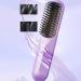 Buy Cordless Hot Comb Straightener Brush - USB Rechargeable 3D Comb Tooth Anti-Scald 3 Temp Settings for Soft Smooth Hair - Purple | International Shipping Available - Buy Online on GoSupps.com
