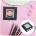 Buy 1pc Box Window Eyelash Box Premium Fake Eyelashes Organizer Case | Stylish Eyelash Holder for Parties | 10x8cm Black - Buy Online on GoSupps.com