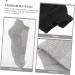 minkissy 4 Pairs Combed Cotton Socks Low-cut Liners Socks Unisex Socks Summer Socks All Season Cotton Socks Breathable Sports Stockings Sports Breathable Stockings Low-cut Liner Socks Black Grey 21x5x0.3cm - Buy Online on GoSupps.com