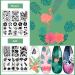 Biutee Nail Stamping Plates set 15 pcs Nail Art Stamper Nail Stamp Template Kit Scraper Storage Bag Gift Box Lace Flower Butterfly Star Holiday Sports Design Nail Image Plate - Buy Online on GoSupps.com
