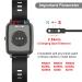 2-Pack Charger for YAMAY SW021 Willful SW023 SW025 Letsfit ID205L Letscom ID205G ID205S ID206 ID205U ID216 Umidigi Uwatch 3S 3 2 2S Urun Smart Watch Magnetic USB Charging Cable 3.3ft/100cm (2) - Buy Online on GoSupps.com