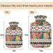 Shop Naanle Ethnic Hawaii Flower Hot Water Bottle | 1L Transparent Heat Therapy for Pain Relief Ideal for Bed Hands & Feet - Buy Online on GoSupps.com