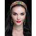 Baroque Crystal Rhinestone Padded Headband | Velvet Bejewelled Hairband for Women and Girls - Buy Online on GoSupps.com