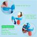 HAOBAOBEI Baby Food Feeder/Fruit Pacifier Teether (2 Pack) with 3 Silicone Pouches - Blue & Green - Buy Online on GoSupps.com