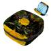 Yellow flower lady-lady napkins-storage bag portable menstrual cup bag with zipper for teenagers girls women women color 2