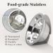 Elevated Cat Bowls with Stand: Tiltable Raised Feeding Station for Cats with 2 Stainless Steel Bowls Black - Buy Online on GoSupps.com