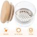 FOMIYES Manicure Nail Dish Cup Nail Liquid Holder Glass Nail Dish Cup Nail Dappen Dish with Lid and Stainless Steel Mesh Manicure Tools - Buy Online on GoSupps.com