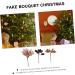 PRETYZOOM 3pcs Christmas Fake Flower Cuttings Party Pine Cone Bouquet Christmas Tree Picks Pine Stems Pine Cone Decoration Lifelike Fake Pine Cone Artificial False Leaf Plastic Assorted Color 2 14X12CM - Buy Online on GoSupps.com
