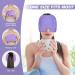 Healstok Headache Migraine Hat - Cold & Hot Therapy Ice Pack for Headaches - Purple - Buy Online on GoSupps.com