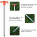 Galvanized Steel Heavy Duty Tent Stakes - 8pc-Pack - Orange - Buy Online on GoSupps.com