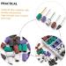 Ipetboom 1 Set Nail Polish Set Drill Bits for Nails Manicure Buffing Nails Kit White Nail Polishing Rings Straw Headbands for Women Sanding Bands for Nail Polisher Alloy Grinding Head - Buy Online on GoSupps.com