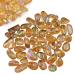 100g Bulk Yellow Titanium Aura Electroplated Natural Clear Quartz Crystal Tumbled Stones Minerals Home Decor Gift Crystal Natural Luster (Color : Orange Clear Tumbled Size : 100g Bulk) 100g Bulk Orange Clear Tumbled