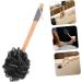 Charcoal Bath Ball & Long Handle Shower Sponge - Exfoliating Body Scrubber for Women & Adults | Skin Cleaning Essentials - Buy Online on GoSupps.com