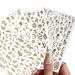 SONGJIE 4 Sheets Gold Nail Stickers Bronzing Rose Snake Eyes Heart Nail Art Decorations 3D Self-Adhesive Stickers for Fake Nail Design Decorations and Salon Nails Accessories