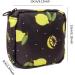 HONBAY Stylish Large Capacity Sanitary Napkin Bag - Black | Tampons Pouch & Nursing Pad Holder Coin Purse | Makeup Bag - Buy Online on GoSupps.com