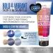 Colour-Freedom Gloss Pro Truly Blue Semi-Permanent Hair Colour 150ml | Ultra-Vibrant Vegan Colour Mask with PurePlex | Lasts Up To 6-10 Washes | Ammonia-Free (Pack of 1) - Buy Online on GoSupps.com