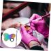 Hemoton Makeup Palette Set | Versatile Nail Art Display Board & Artist Tool for Mixing | Stainless Steel Butterfly Design - Buy Online on GoSupps.com