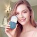 Ice Facial Mold - Beauty Facial Rollers Reusable Ice Cube Roller | Eye Puffiness Face Roller Skin Rolling Tool Cooling Silicone Cooling Refreshing Facial Ice Roller Ice Mold for Face Puffiness Shell Pattern - Blue - Buy Online on GoSupps.com