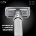 Pearl Flexi Adjustable Safety Razor V12 | Eco-Friendly Double Edge Razor for Men | Reusable Brass Shaving Razor - Perfect Father's Day Gift - Buy Online on GoSupps.com