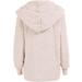 Shop Hanxiulin Oversized Plush Hoodie Jacket - Women s Winter Fleece Coat in Pink | Stylish & Cozy Quilted Warmth - Buy Online on GoSupps.com