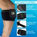 Buy Tennis Elbow Brace for Men & Women - Soft Neoprene Compression Foam for Tendonitis - Black Pack of 1 - Buy Online on GoSupps.com