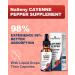 Cayenne Pepper Drops Organic Cayenne Pepper with Hawthorn Beet Root Vitamin k2 d3 Turmeric Panax Ginseng Capsaicin Supplements Support Digestion Cardiovascular Circulation Daily Wellness - Buy Online on GoSupps.com