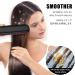Portable Cordless Hair Straightener Brush with LED Display | Mini Ionic Straightener & Accessories for Travel - Buy Online on GoSupps.com