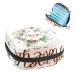 GIAPB Period Bag Sanitary Napkin Storage Bag Period Pouch Travel Makeup Bag Flower and Bee Color4862
