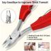 Professional Stainless Steel Toenail Clippers for Thick Nails - 3PCS Set for Ingrown Toenails, Ideal for Men & Seniors - Buy Online on GoSupps.com