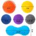 6-Part Hedgehog Massage Ball Set for Reflex Therapy & Trigger Point Relief - Ideal for Muscle Massage (Foot Back Leg Hand) - Buy Online on GoSupps.com