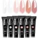 Vishine Poly Extension Gel Nail Kit Mini Nail Lamp Needed Clear Builder Jelly Gel Pink Nude Poly Nail Enhancement Trial All in One French Manicure Kit for Nail Art Starter Kit Nails - Buy Online on GoSupps.com