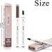 GCVSE Eyebrow Pencil Microblading Eyebrow Pencil with 4 Micro-Fork Tips Long-Lasting Brow Waterproof Smudgeproof Brow Pen - Easy Creation of Natural Looking Defined Eyebrows (Dark Brown) - Buy Online on GoSupps.com