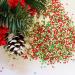 Twist Ingredients - Christmas Red Green and White 100's & 1000's 1kg. Matt red matt green & matt white sprinkles for decorating all your Christmas cakes & bakes. Red Green and White 100/1000 - Buy Online on GoSupps.com