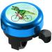 Sangkoo bicycle bell bicycle bell racing bike cycling bicycle bell children crisp sound for adult young girls blue tyrannosaurus rex