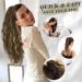 BARSDAR 18'' Claw Clip Ponytail Extension | Ash Brown/Blonde Mixed | Synthetic Multi Layered Hairpiece for Women - Buy Online on GoSupps.com