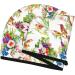 Hair Towel Wrap for Quick Drying | Button Towel Turban | Birds & Flowers Design - Ideal for Travel & Home Use - Buy Online on GoSupps.com