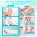 Foot Peeling Mask 3 Pairs: Peeling Foot Mask Dermatologically Tested Heels & Dry Dead Skin for Soft Feet Foot Peel Mask (Goat Milk) Gold Milk - Buy Online on GoSupps.com