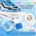 Adjustable Roller Skates for Kids with Light Up Wheels | Indoor Outdoor Skates for Children and Teens | Size 13C-3Y US/Age 7-10 | Blue - Buy Online on GoSupps.com