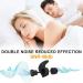 Silicone Ear Plugs for Sleeping, Work, Study, Travel, Concerts - 6 Pairs, 35dB Noise Cancelling & Reusable - Buy Online on GoSupps.com