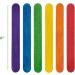 100 Count 6 Inch Colored Popsicle Sticks for Crafts - Jumbo Wooden Craft Sticks - Buy Online on GoSupps.com