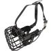 Dingo gear rubberized metal muzzle for dog boxer dog professional comfortable universal product for long walks s03044 boxer l