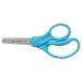 Westcott 15968 Right- and Left-Handed Scissors, Kids' Scissors, Ages 4-8, 5-Inch Blunt Tip, Neon Blue Neon Blue 5-Inch Blunt Tip