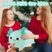 15.7 inch Green Axolotl Plush Pillow Stuffed Animal - Cute Hugging Doll for Kids - Children's Day/Valentine Gift - Buy Online on GoSupps.com
