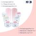 Baby Boomer Gel Set + Brush - Studio Quality French Ombre Pink & White - 6 x 5ml for Perfect Nail Art | International Shipping - Buy Online on GoSupps.com