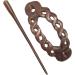 81stgeneration Women's Natural Wood Wooden Carved Woven Pattern Hair Barette Pin Stick - Buy Online on GoSupps.com